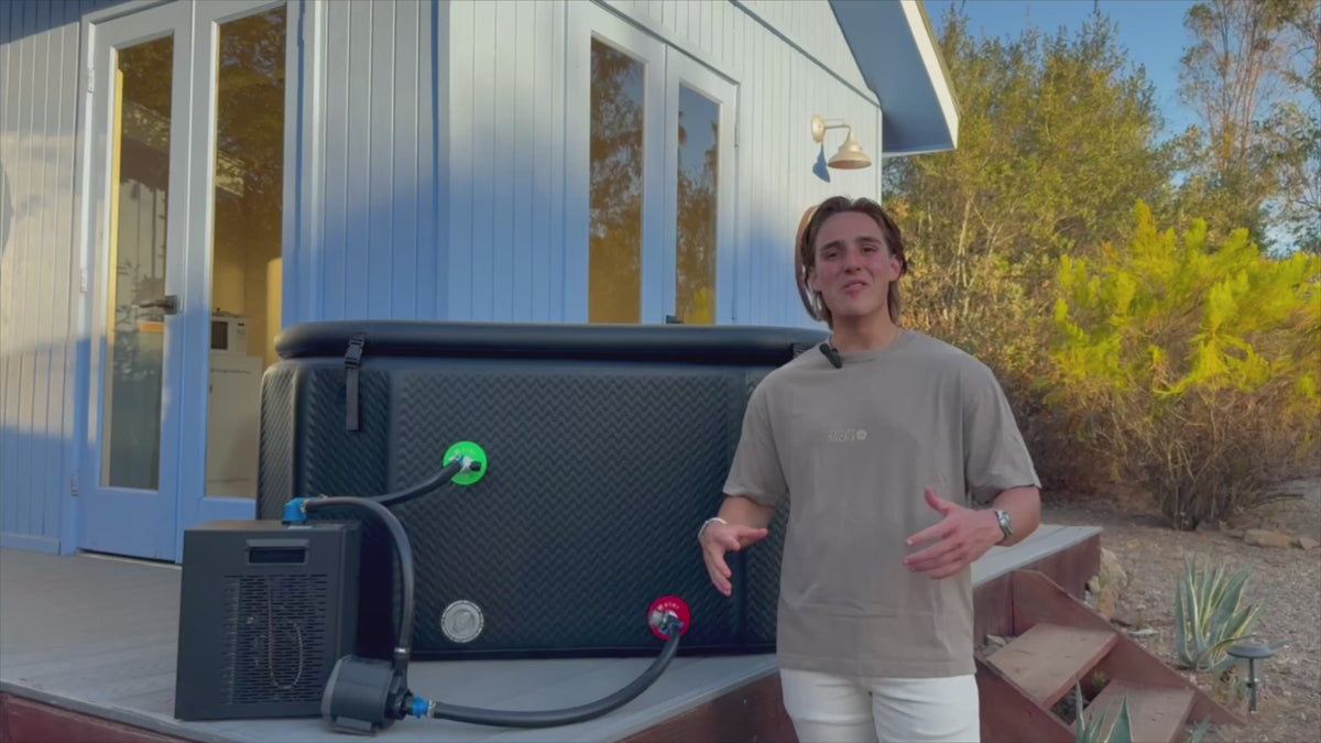 Load video: Nico, founder of Temp Drop Labs, on why he built the first cold plunge for his apartment balcony